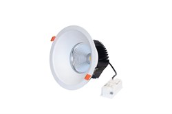 DL-LED SKAPE-H 43W /940 50гр d=180мм (врезное-150мм) h=120mm черный-(встраиваемый не поворотный круглый) DL-2000000772615 - фото 25150