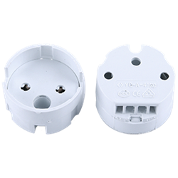 Ecola base G13 патрон торцевой (1 из уп. по  10) AC13LWPAY - фото 25296