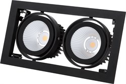 Светильник KARDO 2 32/830 38гр. черный - светодиодный встраиваемый   карданного типа DL-2000000774176 - фото 25922