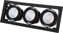 Светильник KARDO 3 15/940 38гр - черный светодиодный встраиваемый   карданного типа DL-2000000881515 - фото 25940