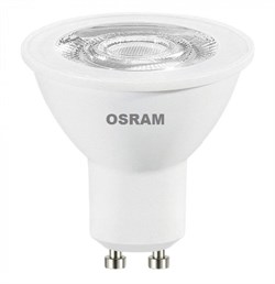 Лампа OSRAM LED Star PAR16, 370лм, 5Вт, 4000К, нейтральный белый свет, светодиодная, Цоколь GU10, 4058075403406 - фото 26091