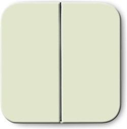 Клавиша для механизма 2-клавишного выключателя/переключателя/кнопки, серия Busch-Duro 2000 SI, цвет слоновая кость (2CKA001731A1890) ABB 2CKA001731A1890 - фото 26327