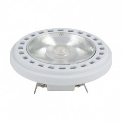 Лампа AR111-UNIT-G53-15W- Warm3000 (WH, 24 deg, 12V) (Arlight, Металл) 025640 - фото 26665