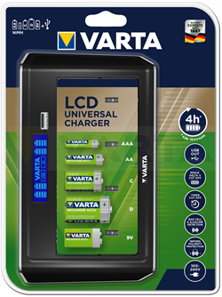 Зарядное устройство VARTA LCD  Charger 4008496641352 - фото 26708