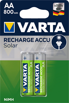 Аккумуляторы VARTA AA R2U 800мАч (блистер 2шт) 4008496658688 - фото 26746