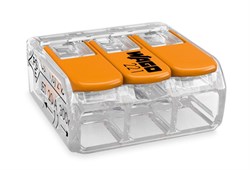 Клемма универсальная компактная 3х(0.14-4.0) WAGO 221-413 (50) 221-413 - фото 27447