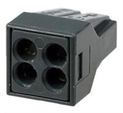 FJ-114  4/2,5 мм2, аналог WAGO - Клемма строительно-монтажная, Alu-paste 4*2,5 мм2 FJ-114 - фото 27449