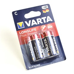 Батарейки VARTA LONGLIFE MAX POWER C бл. 2 - (блистер 2шт) 4008496545575 - фото 28442