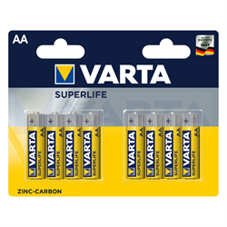 Батарейки VARTA SUPERLIFE AA (блистер 8шт) 4008496886685 - фото 28566