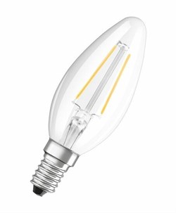 Свеча FIL   LSCL B25 DIM     2,8W/827   230V CL     E14  250lm  -   прозр FILLED OSRAM 4058075436824 - фото 28625