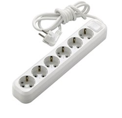 Удлинитель 6 гн 3 м (з) MGP183 Makel MGP183 - фото 28645