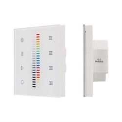 Панель Sens SR-2830C1-AC-RF-IN White (220V,RGB+DIM,4зоны) (arlight, IP20 Пластик, 3 года) 020951 - фото 29226