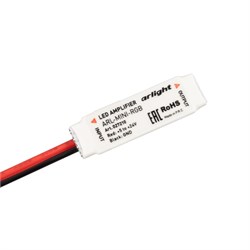 Усилитель ARL-MINI-RGB (5-24V, 3x2A) (Arlight, IP20 Пластик, 1 год) 027210 - фото 29485