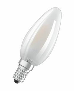 Свеча FIL   LSCL B25 DIM     2,8W/827   230V   FR   E14  250lm  -   матовая FILLED OSRAM 4058075437005 - фото 29566