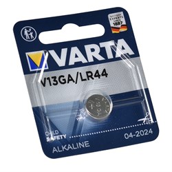 Батарейки алкалиновые VARTA V13GA (блистер 1шт) 4008496297641 - фото 30564