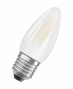 Свеча FIL   LSCL B40 DIM     5W/827   230V FR     E27  470lm  -   матов FILLED OSRAM 4058075435025 - фото 30793