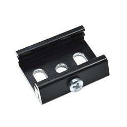 Скоба крепление для подвеса шинопровода, черный 2000000635798 - фото 30821