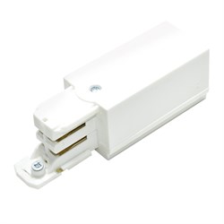 Токоподвод для шинопровода Правый, белый-PROLineR 2000000635804 - фото 30830