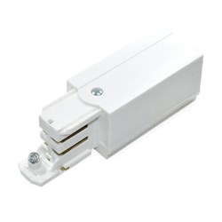 PROLineR-3 Токоподвод для шинопровода Левый, белый 2000000635644 - фото 30833