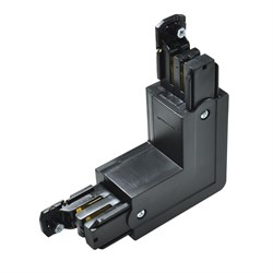 Соединитель угловой 90* внешний для шинопровода(правый), черный 2000000635828 - фото 30838