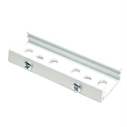 Скоба двойная для подвеса шинопровода, белый 2000000797878 - фото 30842