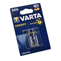 Батарейки VARTA ENERGY LR03 AAA BL2 - (блистер 2шт) 4008496771226 - фото 31757