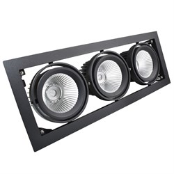 Светильник DL-LED KARDO 3*30W 38гр КОРПУС (H02330) Черный - светодиодного встраиваемого поворотного   DL-2000000728063 - фото 32371