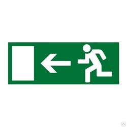 Пиктограмма "Бегущий человек стрелка налево" для светильника Pelastus PL EM 1.0 355х145мм 607003360400013747 - фото 32411