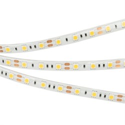 Лента RTW 2-5000SE 12V White 2x (5060, 300 LED, LUX) (arlight, 14.4 Вт/м, IP65) 014636(B) - фото 32458