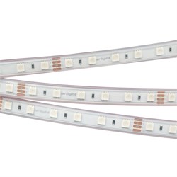 Лента RTW 2-5000P 24V RGB 2x (5060, 300 LED, LUX) (arlight, 14.4 Вт/м, IP66) 010366 - фото 32529