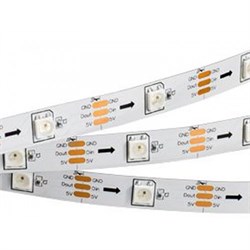 Лента SPI 2-5000 5V RGB (5060,150 LEDx1, 2812, W) 2000000240749 - фото 33355