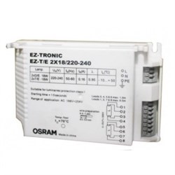 ЭПРА OSRAM EZ-T/E 2x18 (D/E) -  120х80х33мм  ЭПРА * 4008321534156 - фото 33756