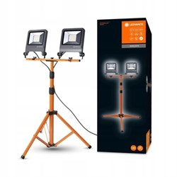 2 прожектор на стойке LEDV LED WORKLIGHT 2X50W 840 TRIPOD  4058075213999 - фото 34368