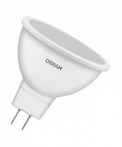 Лампочка светодиодная OSRAM LED Value MR16, 400лм, 5Вт, 4000К (нейтральный белый свет), Цоколь GU5.3, колба MR16, упаковка 5 шт 4058075585225 - фото 34382