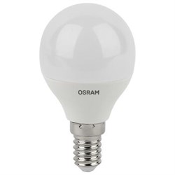 Лампа LCCLP40 5,5W/865 230VFR E14 470lm  -  шарик БАКТЕРИЦИД.   OSRAM 4058075561533 - фото 34397