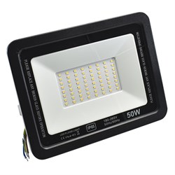 Светильник STR-FIRE ECO 50W 4200K IP65 110гр 230V SMD 5000Лм PF?0.9 Черный -  уличный светодиодный   FL-2000000294285 - фото 34400