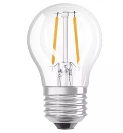 Лампа  шарик FILLED OSRAM LED лампа PARATHOM FIL PCL P40DIM     4.8W/827 220-240V  CL  E27 470lm 15000h - 4058075590694 - фото 34591