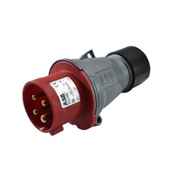 Вилка кабельная  16А 3Р+N+E IР67 переносная 415В  CEWE 416  P6W - фото 34611