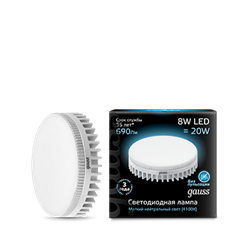 Лампа Gauss GX70 12W 1150lm 4100K LED 1/10/50 131016212 - фото 34638