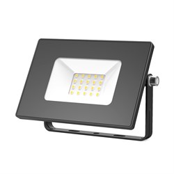 Прожектор Gauss Elementary 20W 1740lm 3000К 200-240V IP65 черный LED 1/20 613527120 - фото 34641