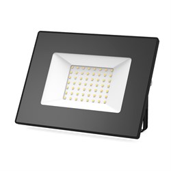 Прожектор Gauss Elementary 50W 4450lm 3000К 200-240V IP65 черный LED 1/10 613527150 - фото 34643
