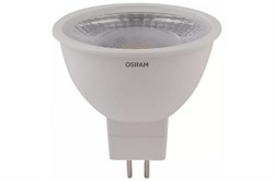 Лампа светодиодная OSRAM LED Star MR16, 400лм, 5Вт, 3000К, теплый белый свет, Цоколь GU5.3, колба MR16, софит прозрачный 4058075481169 - фото 34712