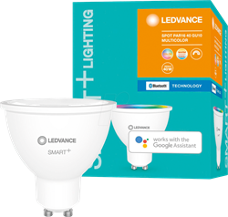 Лампа Светодиодная   LEDVANCE SMART+ Spot GU10 Multicolour 40 100° 5 W/2700…6500K GU10 4058075485334 - фото 34853