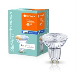 Лампа Светодиодная   LEDVANCE SMART+ Spot GU10 Tunable White 40 45° 5 W/2700…6500K GU10 4058075485310 - фото 34854