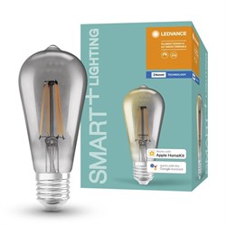 Лампа Светодиодная   LEDVANCE SMART+ Filament Edison Dimmable 44 6W/2700K E27 4058075486140 - фото 34855