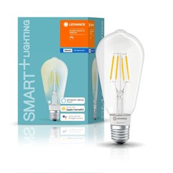 Лампа Светодиодная   LEDVANCE SMART+ Filament Edison Dimmable 60 6W/2700K E27 4058075208575 - фото 34856
