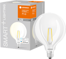 Лампа Светодиодная   LEDVANCE SMART+ Filament Globe Dimmable 60 5,5W E27 4058075528291 - фото 34883