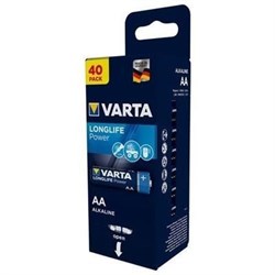 Батарейки VARTA LONGLIFE POWER LR06/AA бокс 40, пл.4х10 (блистер 40шт) 4008496987948 - фото 35617