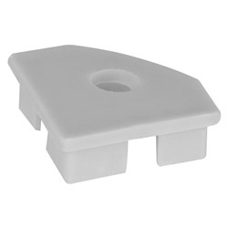 LS AY-PF02/MB 50X2 - торцевая заглушка с отверстием для профиля PM06,PM06/EC/H 4058075276581 - фото 35735