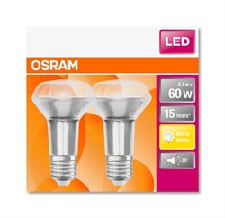LEDSR6360 4,3W/827 230V GL E27 5X2 OSRAM 4058075097049 - фото 35779